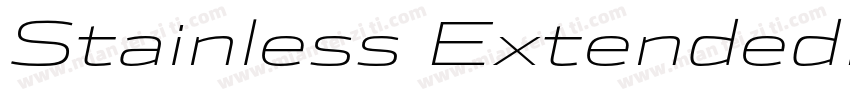 Stainless ExtendedRegular字体转换